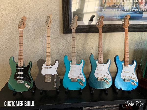 Miniature Guitar MODEL KIT - Fender™ Stratocaster™ - BUILD YOUR OWN - Officially Licensed