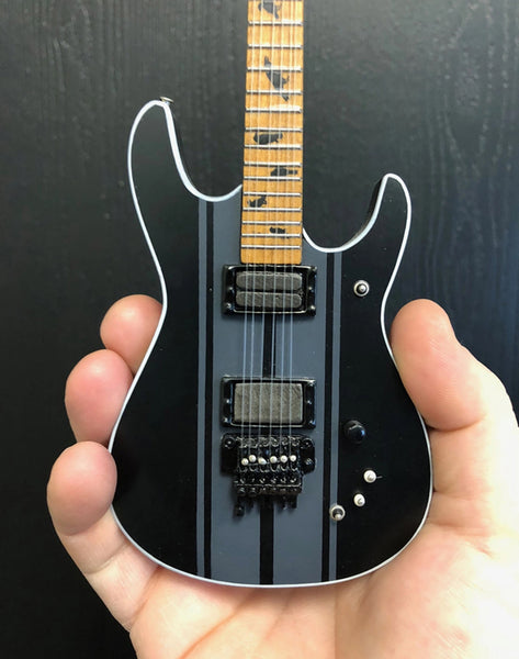 DJ Ashba Signature Black/Maple Neck Mini Guitar Replica Collectible