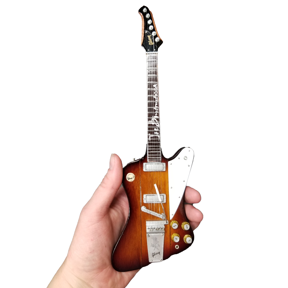 Joe Bonamassa Signature 1972 Gibson Firebird V Medallion Series Miniature Guitar Replica Collectible
