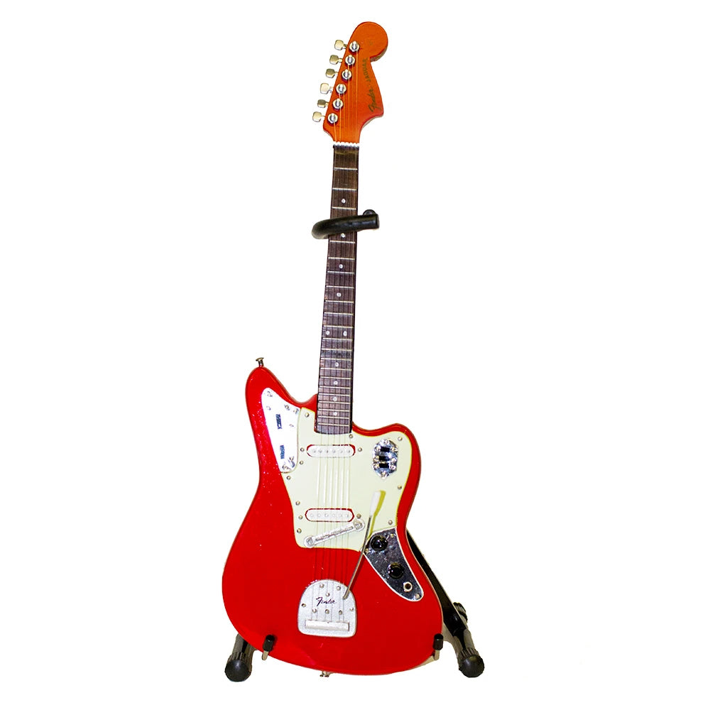 Joe Bonamassa 1962 Fender Jaguar in Fiesta Red Mini Guitar Replica Collectible