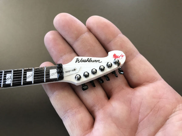 Marzi Montazeri Signature Washburn Parallaxe Priestess Mini Guitar Replica Collectible