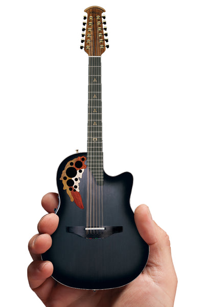 Melissa Etheridge 12-String Signature Ovation Adamas Mini Guitar 2018 Limited-Edition Replica Collectible