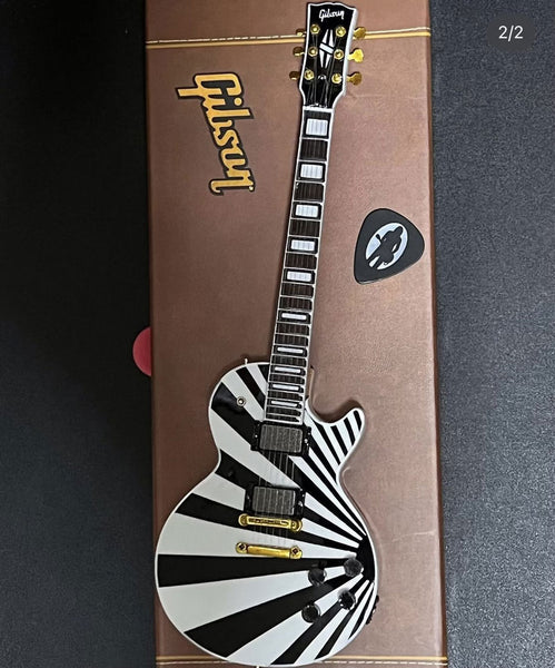 PIYU Les Paul Custom Gibson Mini Guitar Replica Collectible
