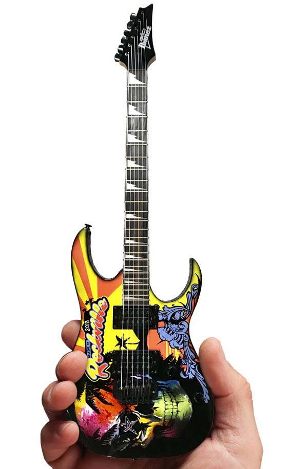 Rockville 2018 Limited-Edition RonzWorld Mini Guitar Replica Collectible