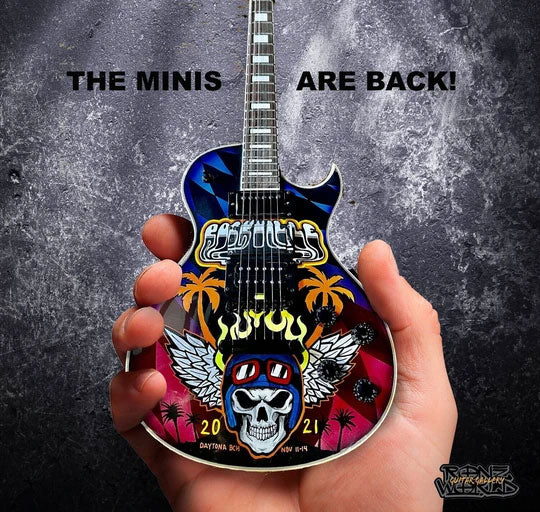 Rockville Festival 2021 Limited Edition RonzWorld Mini Guitar Replica Collectible