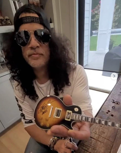 2020 Autographed Slash Gibson Mini Guitar Replica Collectibles - LIMITED QUANTITY