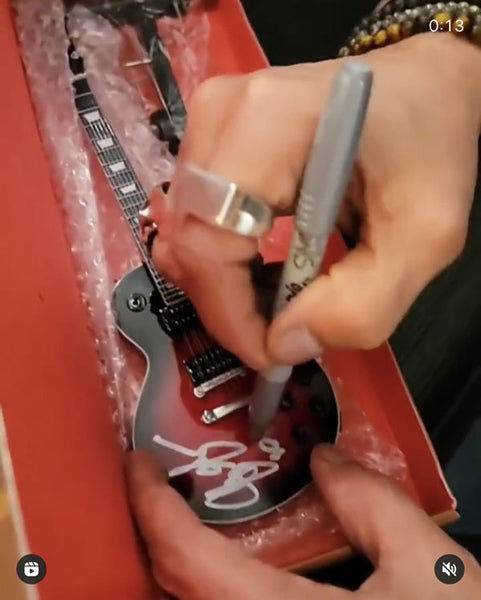2020 Autographed Slash Gibson Mini Guitar Replica Collectibles - LIMITED QUANTITY
