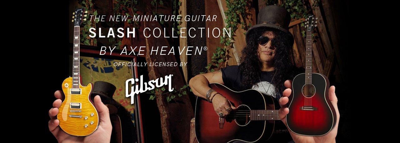 Slash Collection - Gibson™ Mini Guitar Replica Collectibles by AXE HEAVEN