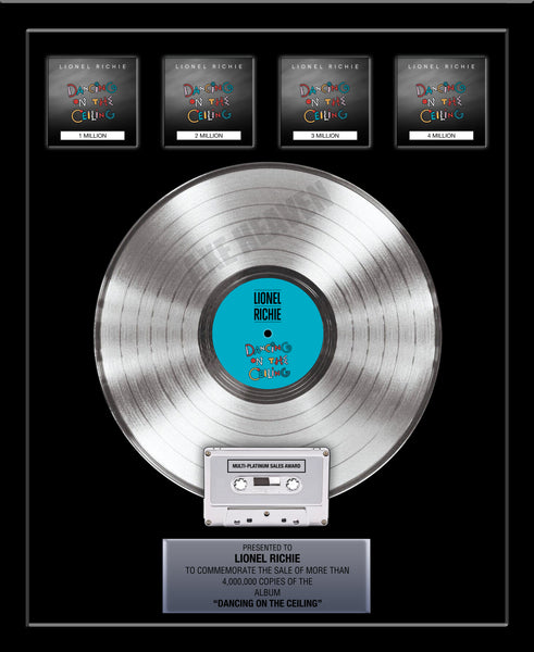 Real CASSETTE & 12" Gold Record Framed 18" x 22" Deluxe Rockstar Record Award - CUSTOM OPTIONS AVAILABLE