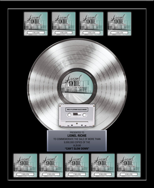 Real CASSETTE & 12" Gold Record Framed 18" x 22" Deluxe Rockstar Record Award - CUSTOM OPTIONS AVAILABLE
