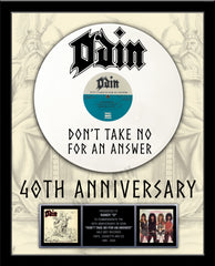 CUSTOM COLOR 12" RECORD with Background - 100's OF COLOR OPTIONS - 18" x 22" Framed