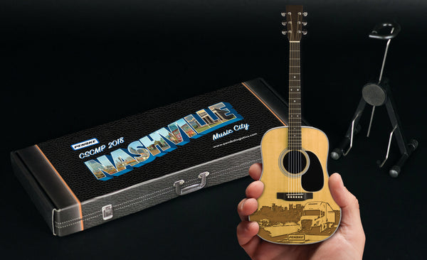CUSTOM Laser Engraved Dreadnought Acoustic Mini Guitars - LOT OF 36 UNITS - ENGRAVE YOUR LOGO