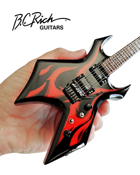 Official B.C. Rich® Kerry King Flame Wartribe Warlock® Mini Guitar