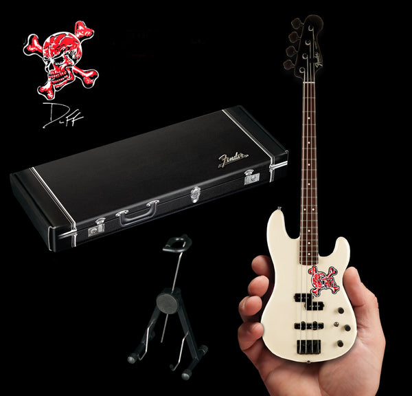 Duff McKagan Skull Fender™ Precision Bass™ Miniature Bass - White Pearl - GUNS N' ROSES