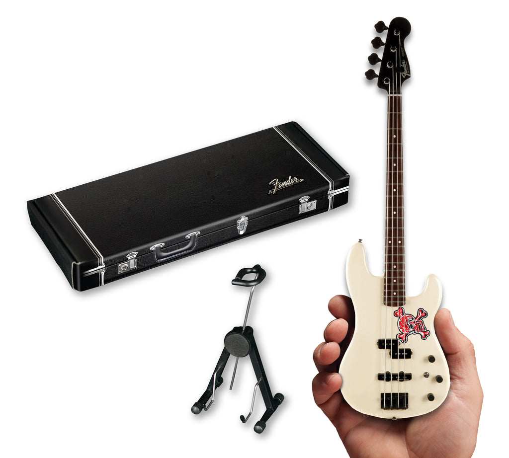 Duff McKagan Skull Fender™ Precision Bass™ Miniature Bass - White Pearl - GUNS N' ROSES