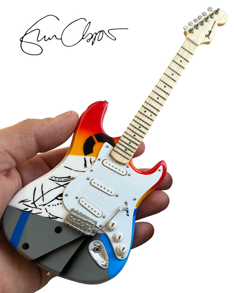 Eric Clapton CRASH One "Over the Rainbow" Mini Guitar Replica - Officially Licensed Fender® Collection