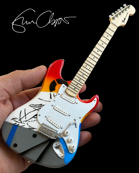 Eric Clapton CRASH One "Over the Rainbow" Mini Guitar Replica - Officially Licensed Fender® Collection