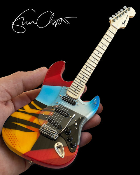 Eric Clapton CRASH 3 "Crashocaster" Mini Guitar Replica - Officially Licensed Fender® Collection