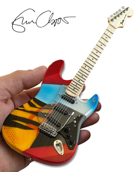 Eric Clapton CRASH 3 "Crashocaster" Mini Guitar Replica - Officially Licensed Fender® Collection