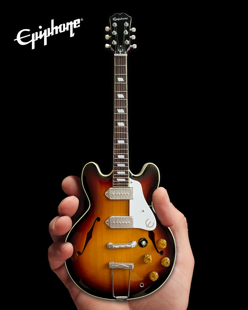 Epiphone 1965 Casino Sunburst 1:4 Scale Miniature Guitar Model – AXE ...