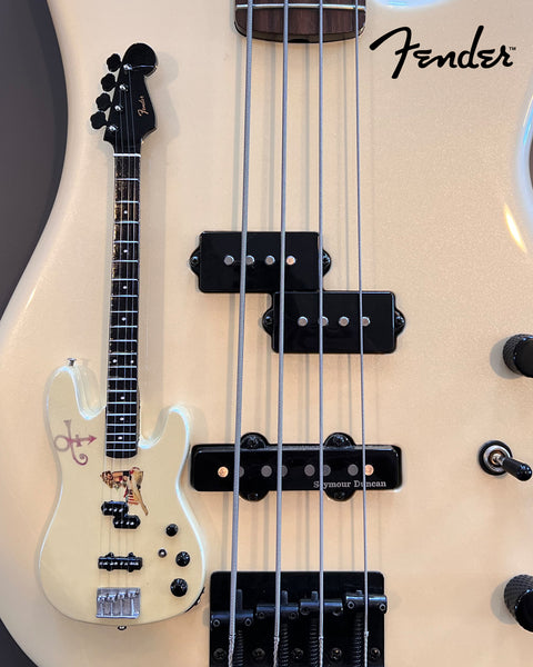 Duff McKagan "#1 Main" Girl & Purple Symbol Fender™ Precision Bass™ - Metallic Pearl