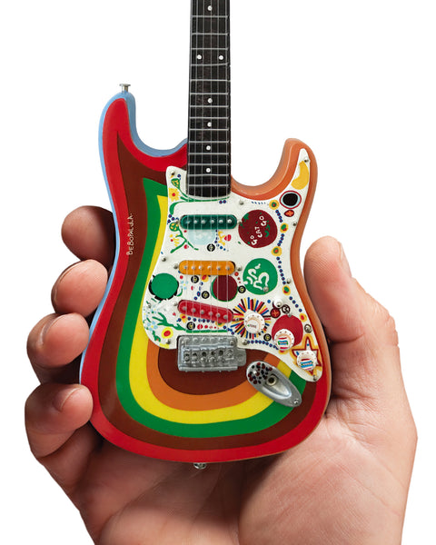 Officially Licensed George Harrison Fender™ Strat™ Rocky Mini Guitar Replica - Fab Four
