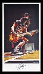 Slash Lithograph by Ron Bailey - Limited Edition - Autographed by Slash