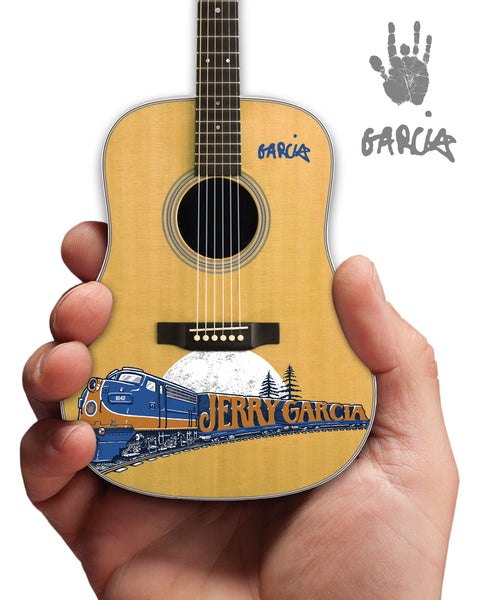 **NEW** Jerry Garcia™ "Freight Train" Art Tribute Acoustic Mini Guitar