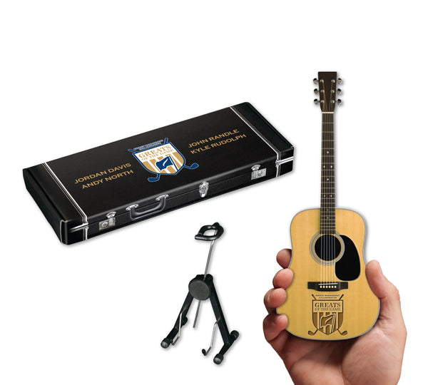 CUSTOM Laser Engraved Dreadnought Acoustic Mini Guitars - LOT OF 36 UNITS - ENGRAVE YOUR LOGO