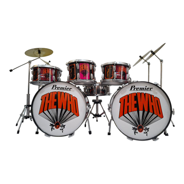 Keith Moon Pictures of Lily Tribute Drum Set Miniature Replica Collectible