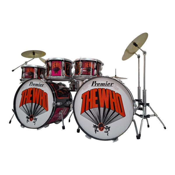 Keith Moon Pictures of Lily Tribute Drum Set Miniature Replica Collectible