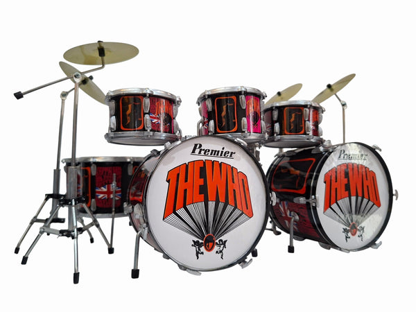 Keith Moon Pictures of Lily Tribute Drum Set Miniature Replica Collectible
