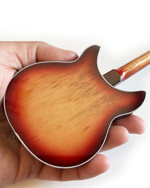Signature 12-String Fire Sunburst Miniature Guitar Replica Collectible