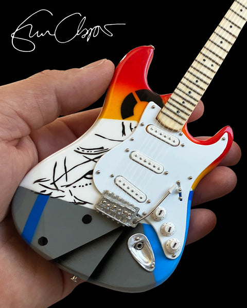 Eric Clapton CRASH One "Over the Rainbow" Mini Guitar Replica - Officially Licensed Fender® Collection