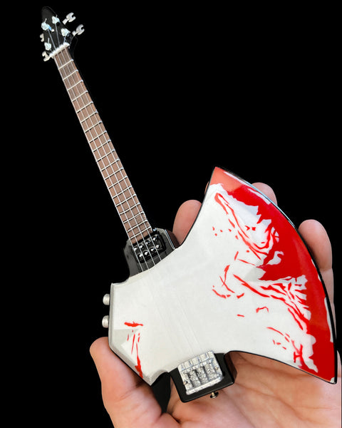 Gene Simmons Signature BLOOD AXE Kiss Bass Mini Guitar Model