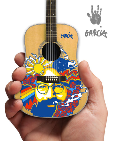 **NEW** Jerry Garcia™ "Celestrial" Art Tribute Acoustic Miniature Guitar