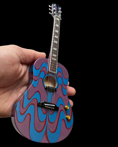 John Lennon “Psychedelic Magical Mystery Tour” Mini Acoustic Guitar Replica - Fab Four