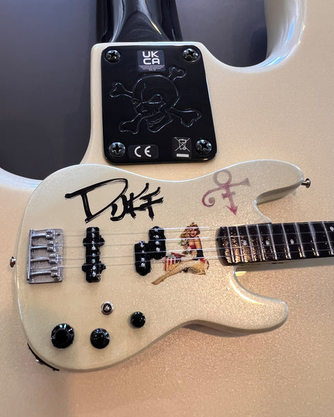 REAL AUTOGRAPH - Duff McKagan "#1 Main" Girl & Purple Symbol Fender™ Precision Bass™ - Metallic Pearl