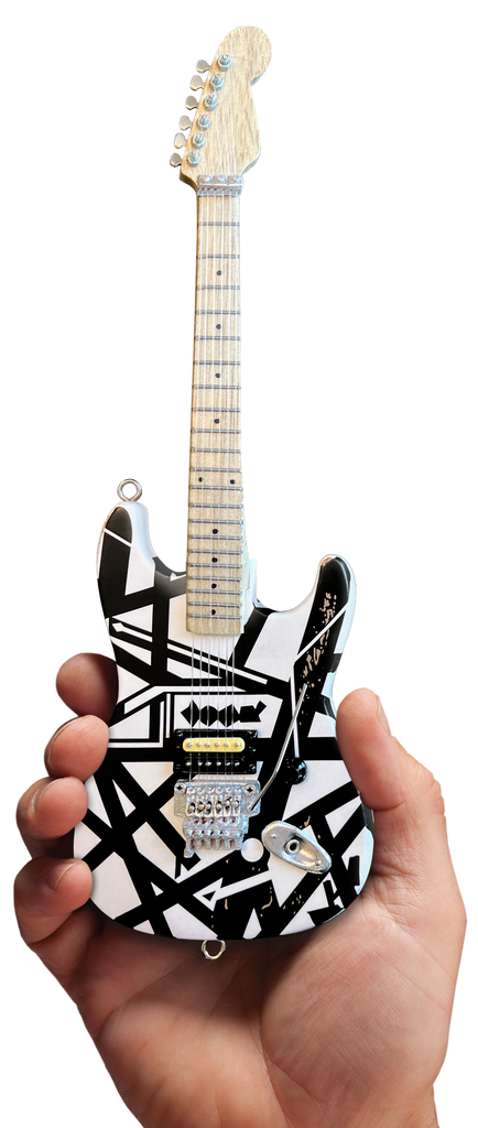 Eddie Van Halen EVH “Shapes” Mini Guitar Replica Collectible Eddie Van Halen EVH “Shapes” Mini Guitar Replica Collectible