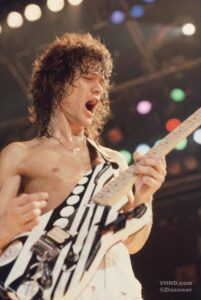 Eddie Van Halen EVH “Circles” Mini Guitar Replica Collectible - Officially Licensed