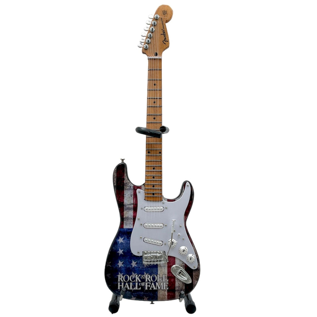 ROCK HALL AMERICAN FLAG MINI GUITAR
