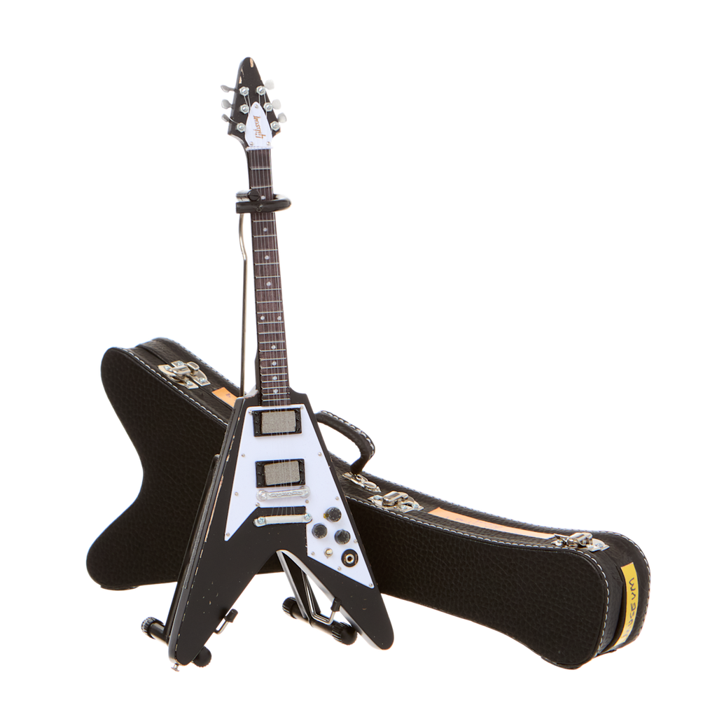 Kirk Hammett Metallica miniatuur gitaar 25cm mini guitar Kirk Hammett Metallica miniatuur gitaar 25cm mini guitar