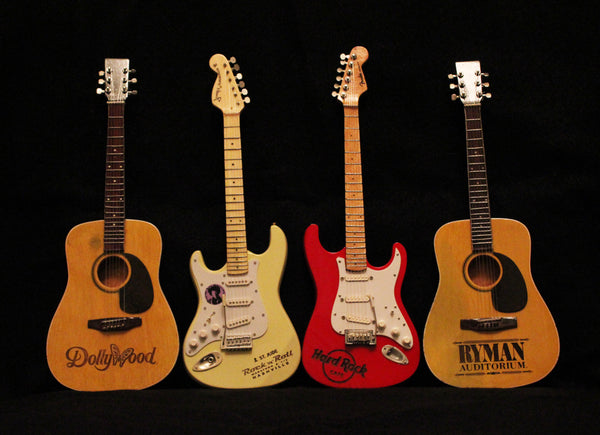 CUSTOM Laser Engraved Dreadnought Acoustic Mini Guitars - LOT OF 36 UNITS - ENGRAVE YOUR LOGO