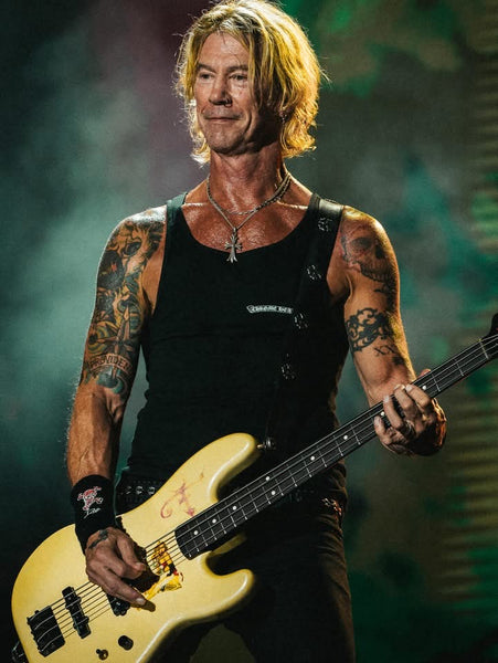 REAL AUTOGRAPH - Duff McKagan "#1 Main" Girl & Purple Symbol Fender™ Precision Bass™ - Metallic Pearl