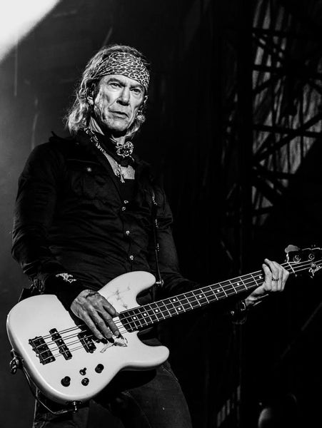 REAL AUTOGRAPH - Duff McKagan "#1 Main" Girl & Purple Symbol Fender™ Precision Bass™ - Metallic Pearl