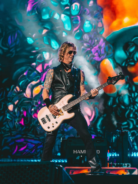 REAL AUTOGRAPH - Duff McKagan "#1 Main" Girl & Purple Symbol Fender™ Precision Bass™ - Metallic Pearl