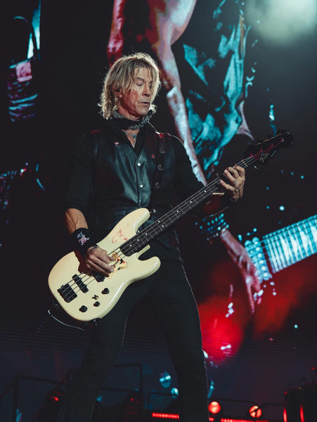 REAL AUTOGRAPH - Duff McKagan "#1 Main" Girl & Purple Symbol Fender™ Precision Bass™ - Metallic Pearl