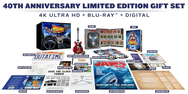 Back To The Future 40th Anniversary Trilogy Gift Set Includes "1955" Gibson ES-345™ Mini Guitar