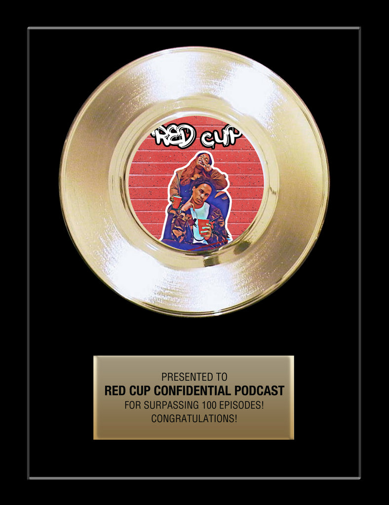 PODCAST Gold Record 7" - Artist Record / Release Award - Framed 11" x 14"