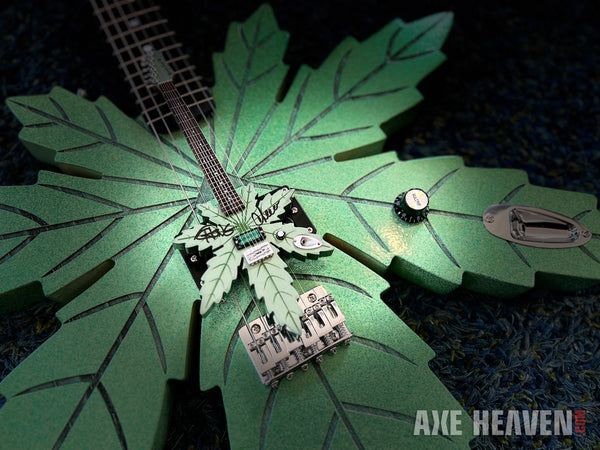 2026 Cheech & Chong Signed Sweet Leaf Guitars® Replica Collectible Autographed by Cheech Marin and Tommy Chong